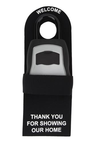 Lock Box Door Guard with Strap
