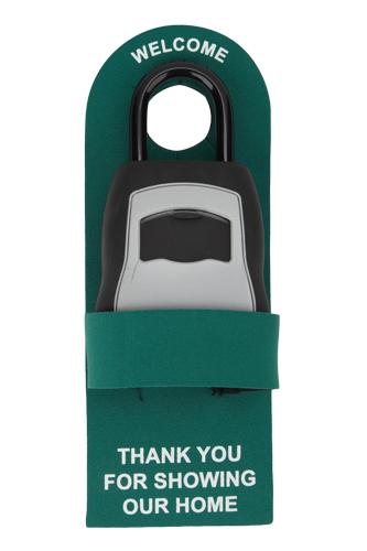 Lock Box Door Guard with Strap