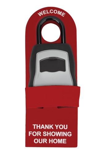 Lock Box Door Guard with Strap